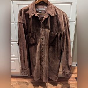Men's Brown Suede Jacket